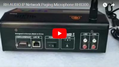 Microfono cercapersone per rete IP RH-AUDIO RH8300