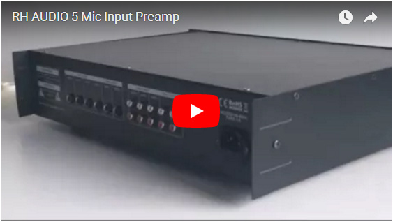 Preamplificatore microfonico RH AUDIO 5